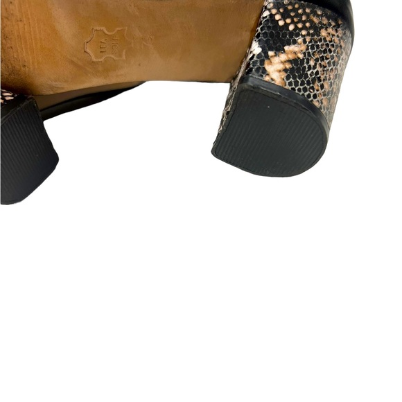 Miss Albright for Anthropology  shoes in beautiful black leather 7.5 fringe - Picture 8 of 8